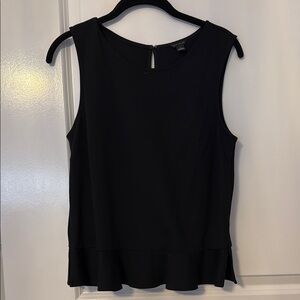 EUC Ann Taylor Peplum Sleeveless Top Small